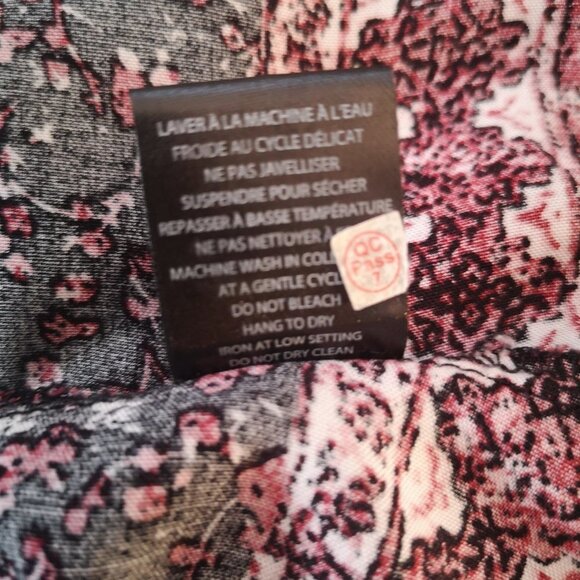 Lily Morgan Ladies Size Large Black with Flower Pattern Sleeveless Dress - Picture 6 of 10